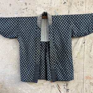 Vintage Japanese indigo dyed noragi jacket #1809