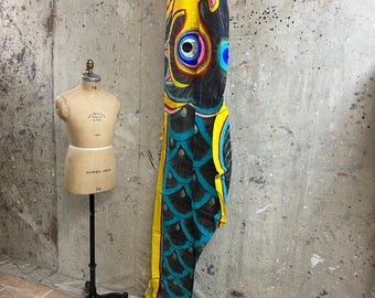 Vintage Japanese Koinobori Windsock Carp About 10ft #3887 - Etsy