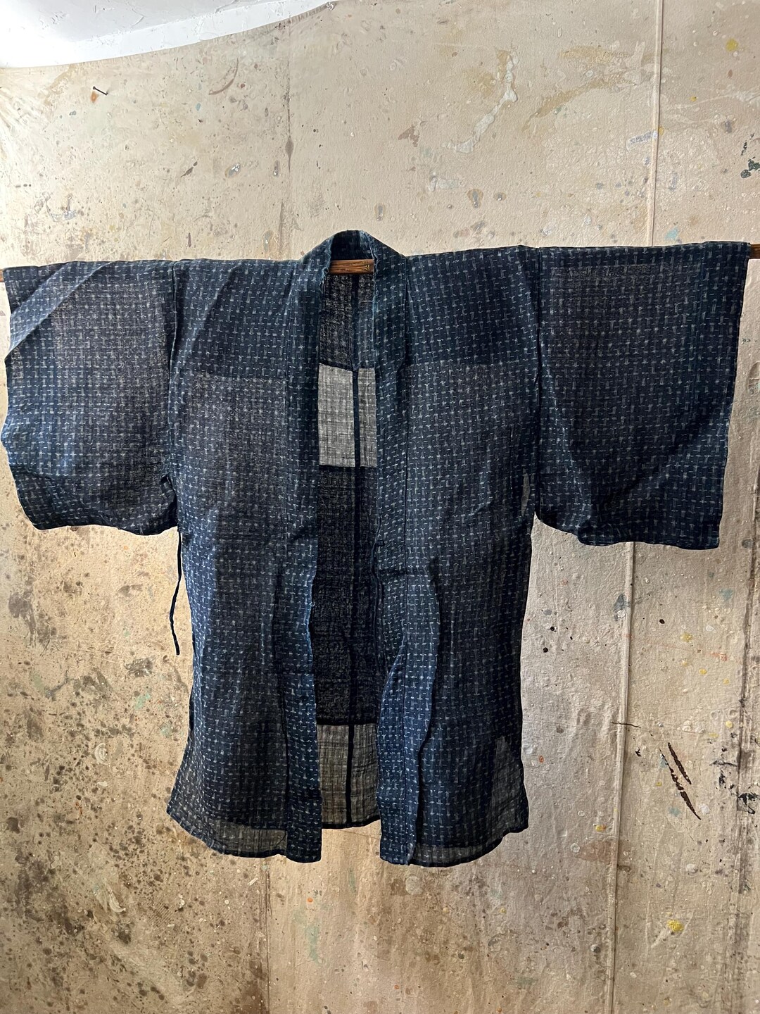 kakemono indigo Old Mountain