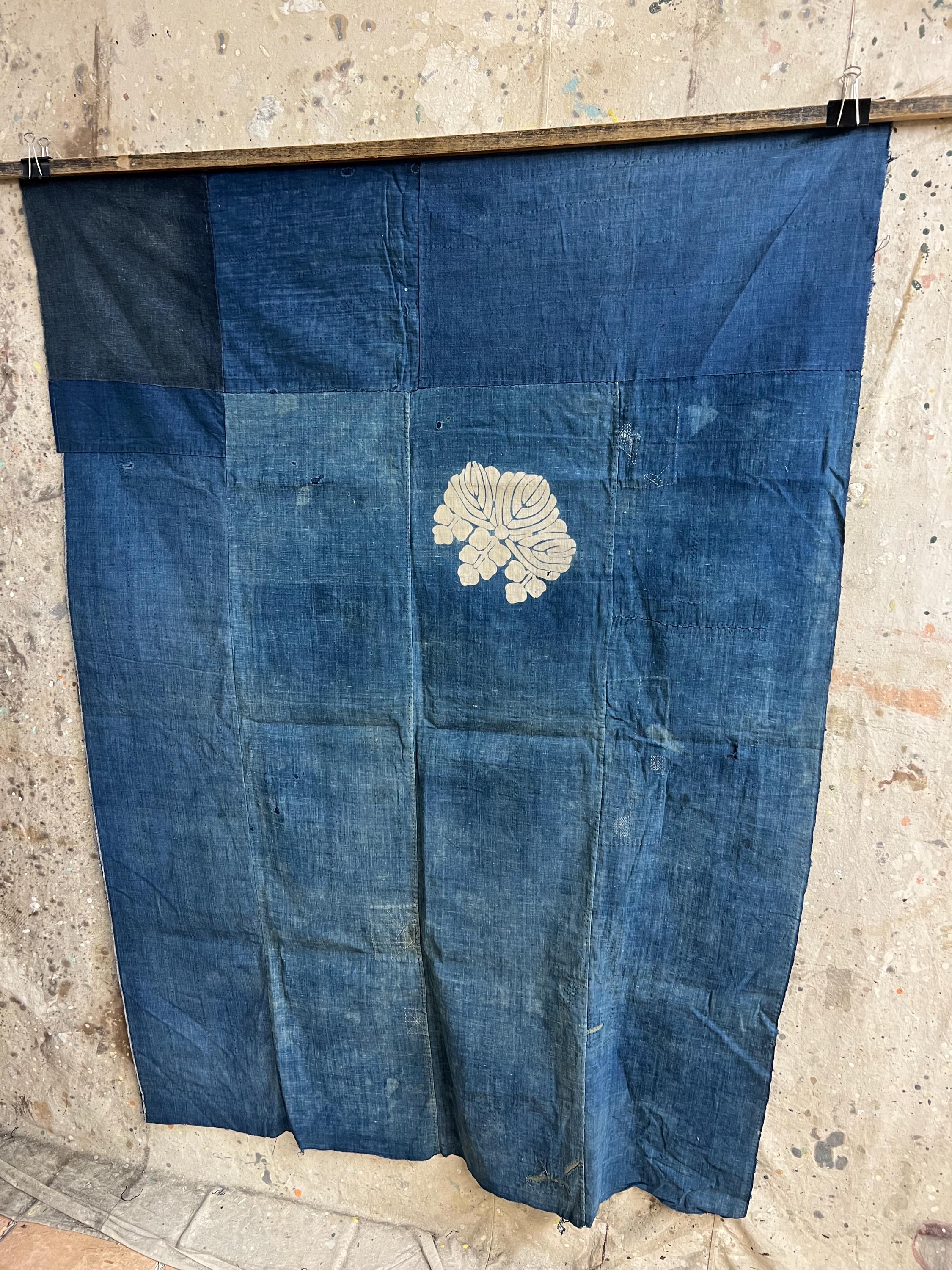 ヴィンテージの日本製藍染めボロ布 #3410 - Etsy 日本