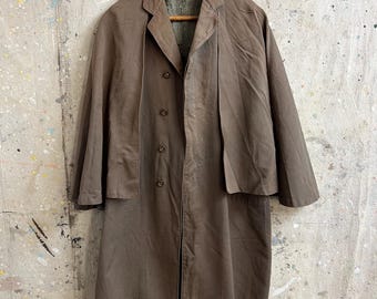 希少 vintage japan inverness coat Japanese Men's Traditional Kimono Inverness Coat Black Fast