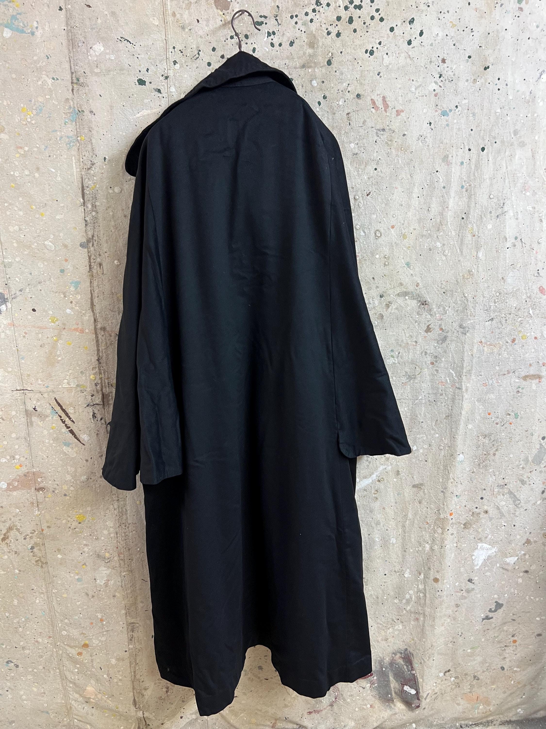 Vintage Japanese Wool Inverness Coat Around Taisho Era #3517