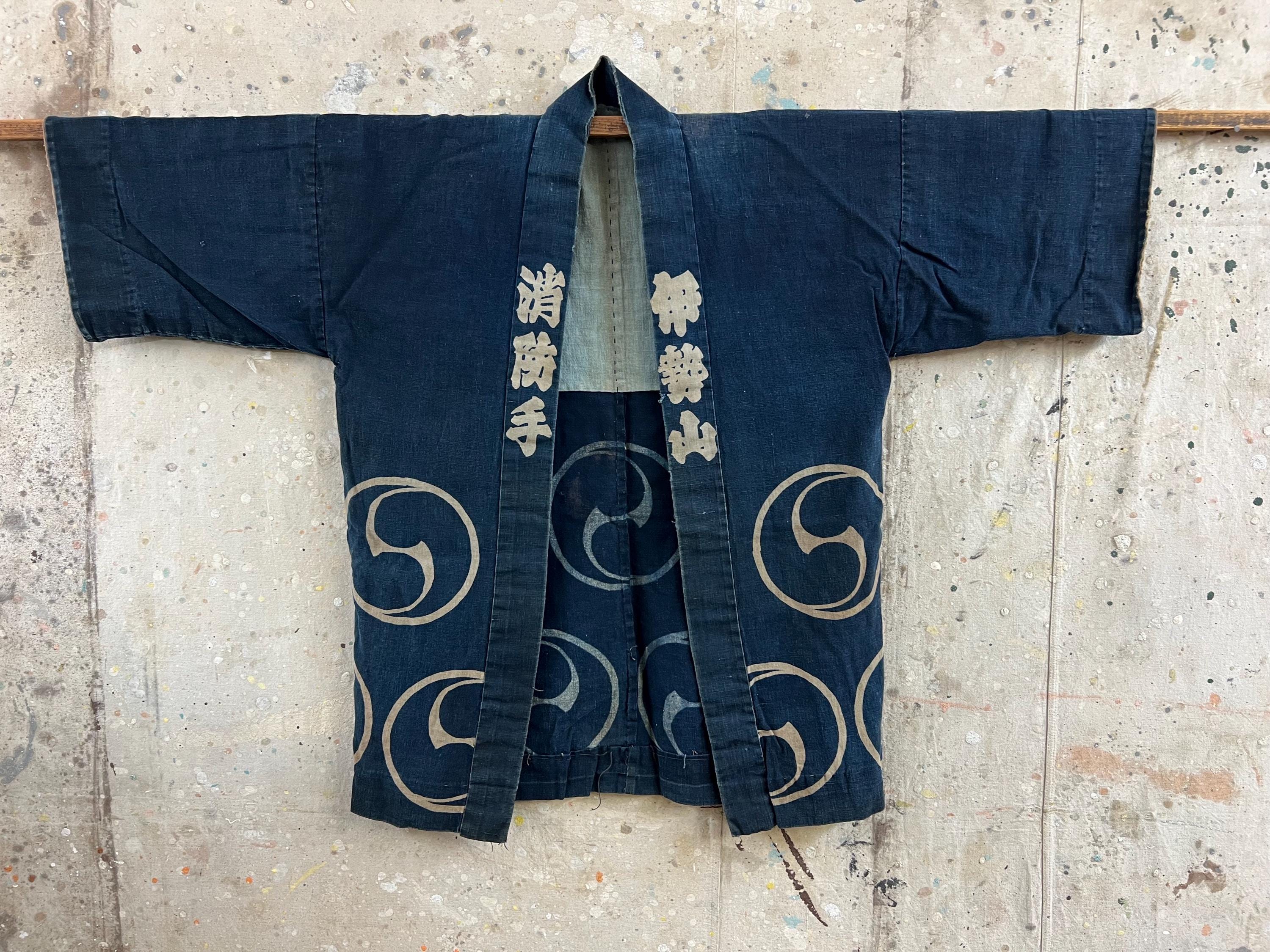 セール　藍染消防半纏ジャケット (セット購入割引きあり) blueheritagejapan - Etsy 日本