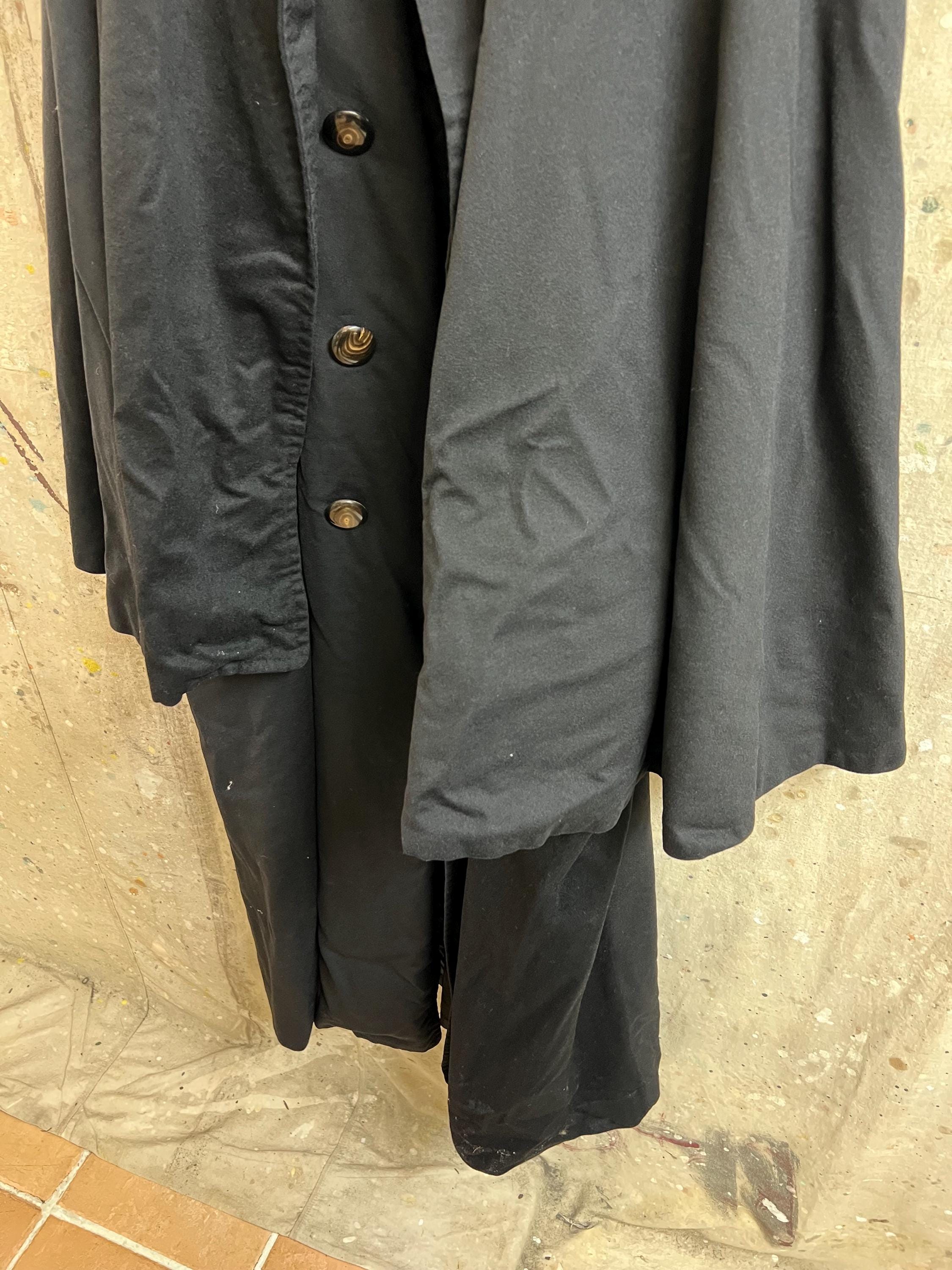 希少 vintage japan inverness coat Vintage Japanese Wool Inverness Coat Around Taisho Era #3517
