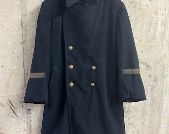 Vintage Japanese Wool Inverness Coat Around Taisho Era #1348