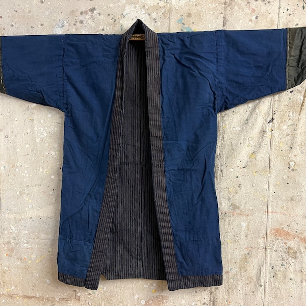 veste noragi vintage japonaise teinte à 2 voies #639