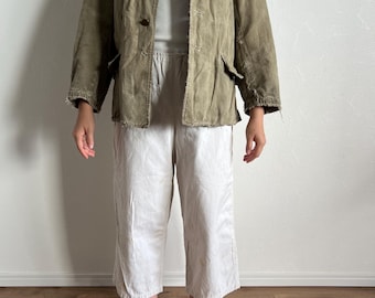 Vintage Japanese 40's Fade Cotton Military Jacket#2544 - Etsy