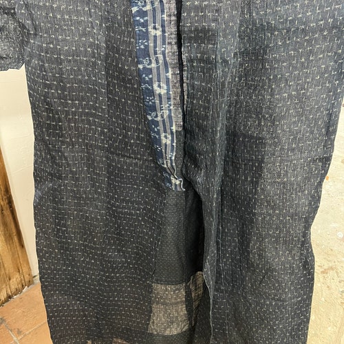 Shops Vintage Japanese indigo dyed summer kimono #436