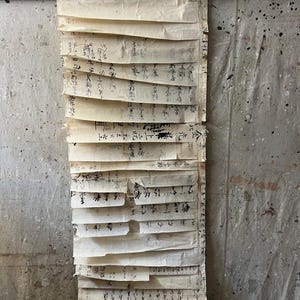 Vintage Japanese patched washi paper #3705