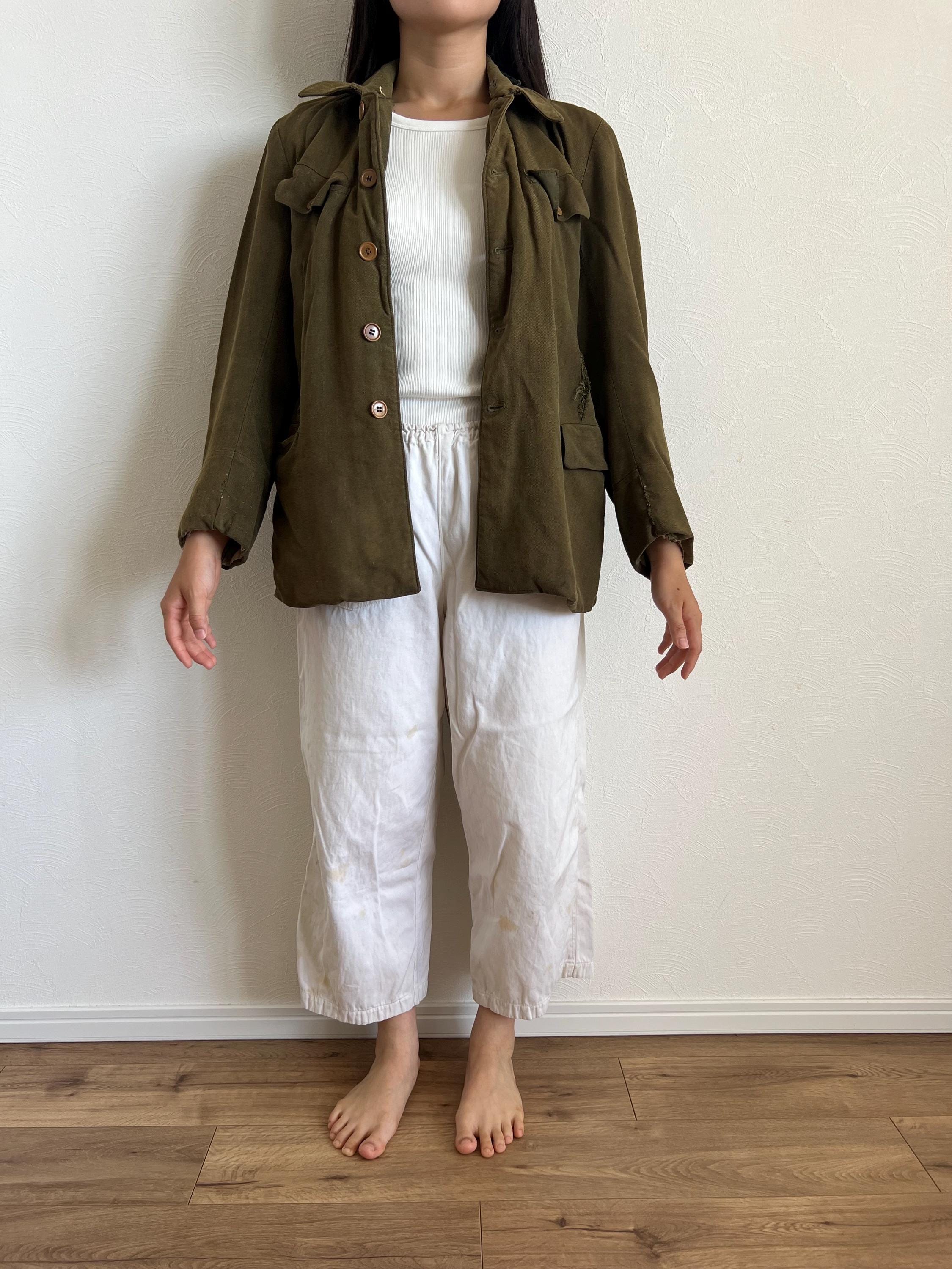 ジャケット・アウター 70s 80s retlo wool blouson made in Japan Vintage Japanese Cotton Wool Jacket #2293 - Etsy Canada