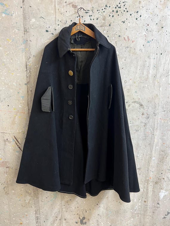 Vintage Japanese Wool Cloak Around Taisho Era #2754 - Etsy
