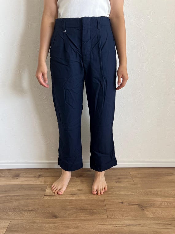 パンツ vintage cloth Vintage Japanese Cotton Wool Pants #2285 - Etsy