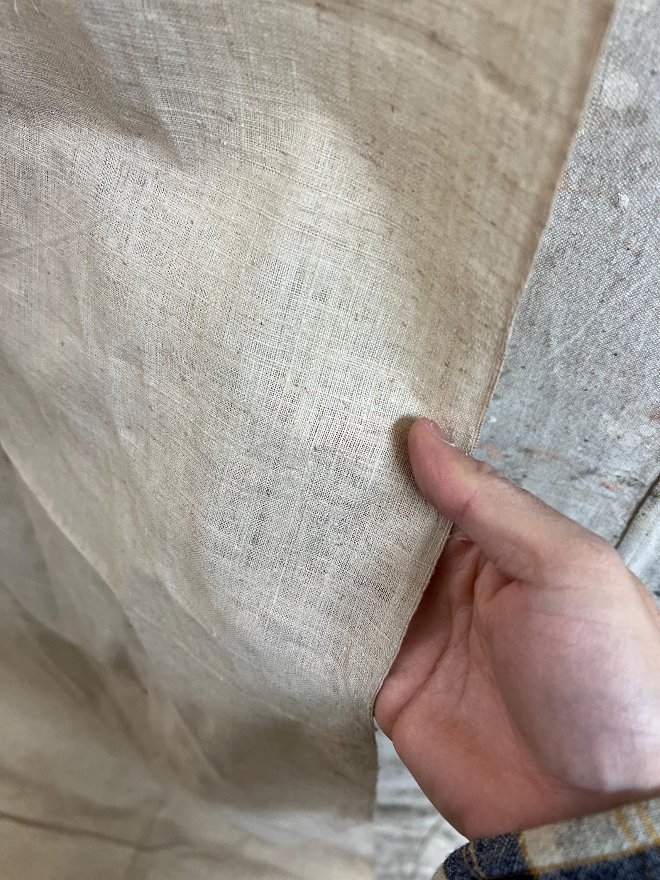 日本の自然布 Vintage Japanese Natural Color Cotton Fabric Length #2925 - Etsy