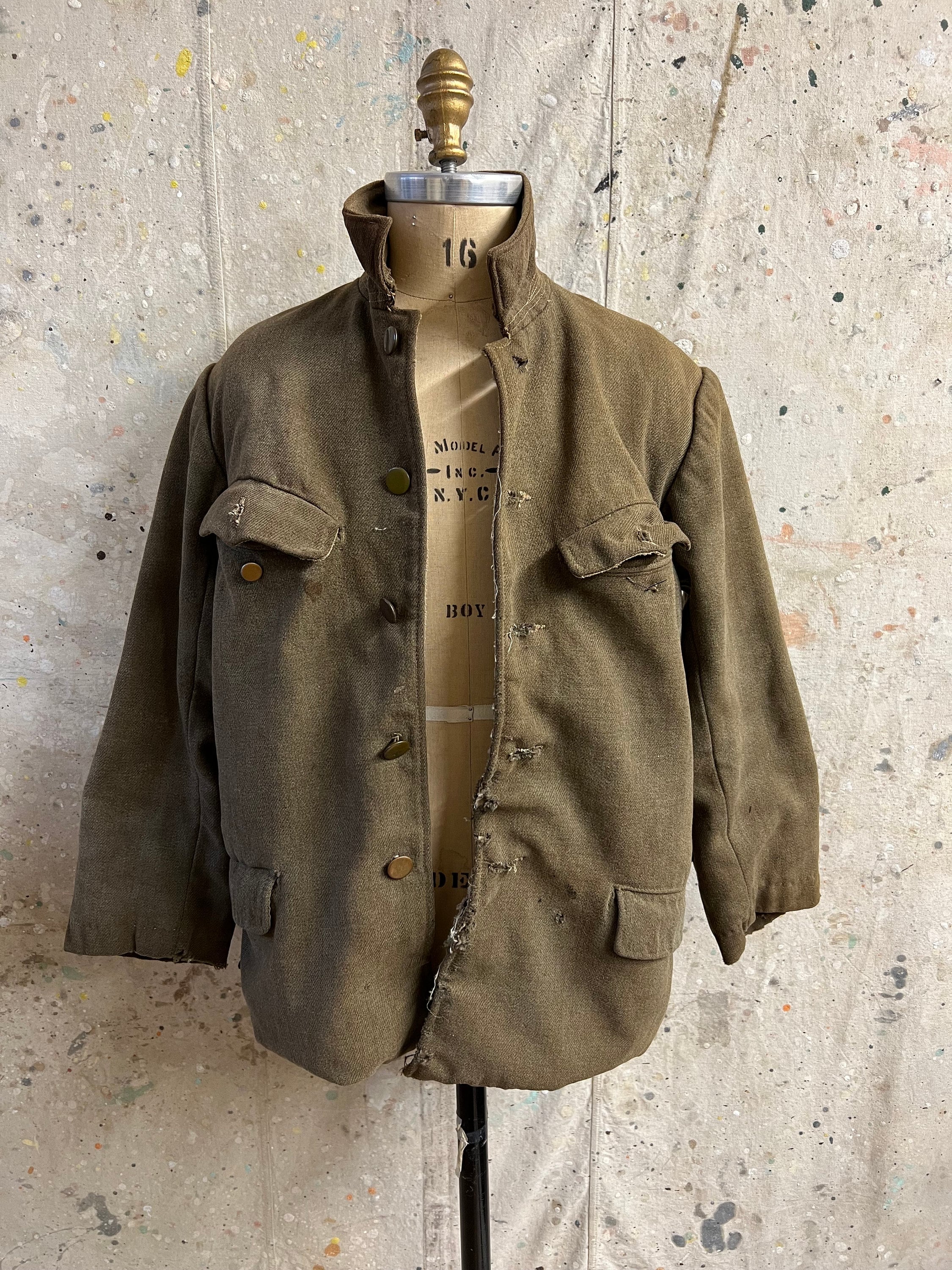 Japan vintage wool coat military boro