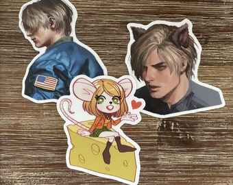 RE4 vinyl stickers