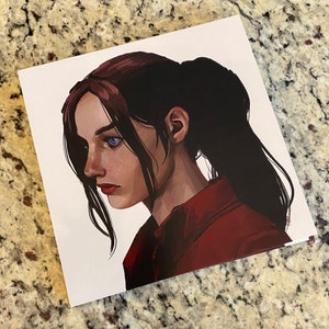 Claire Redfield mini art print