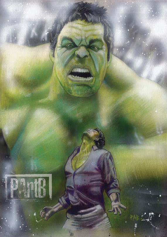 Mark Ruffalo as the Incredible Hulk Transformation - Etsy