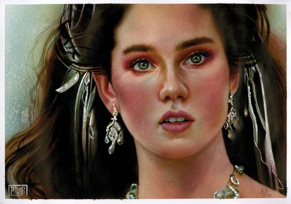 Jennifer Connelly as Sarah From Labyrinth 1986 -  Israel