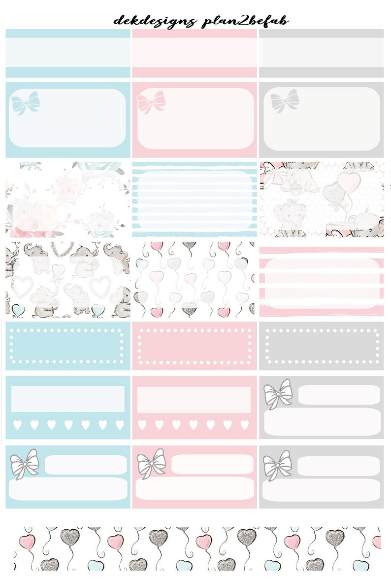 Little One-White Space Kit 4 SheetsWeekly Sticker KitErin Condren StickersHappy Planner StickersPlanning Stickers