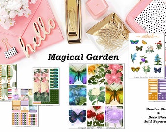 Magical Garden, 6 sheet weekly kit//EC//Hp classic, large mini