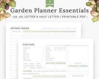 Printable Vegetable Garden Planner - Etsy