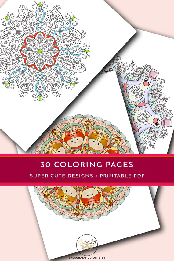 42+ Mandala Cute Coloring Book HD
