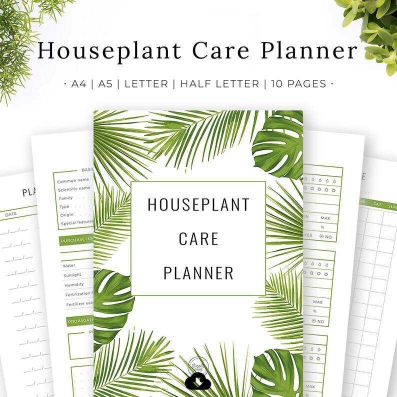 plant-care-planner-printable-houseplant-care-tracker-indoor-etsy