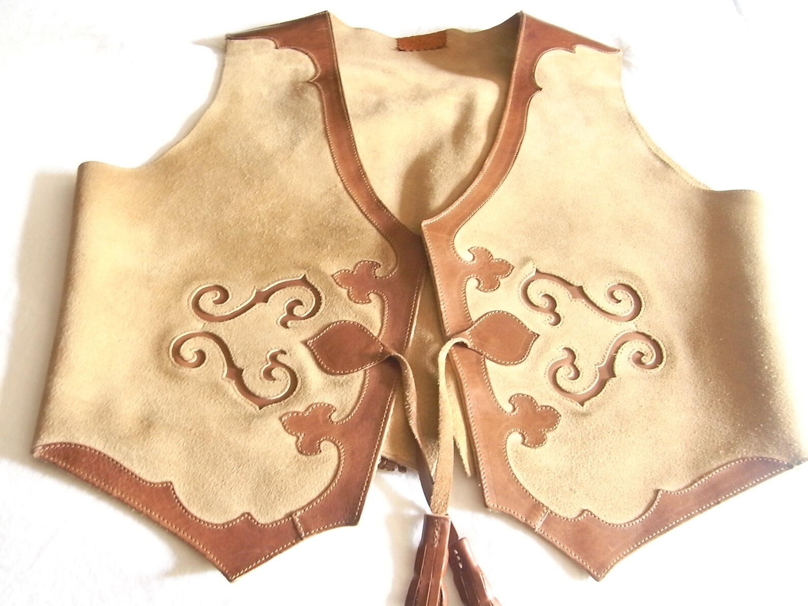 Vintage Spanish Jacket Vest Cartujano Rustic Vest Made of Etsy