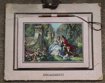 1939 Engagement Diary and Calendar with Quaint Sayings