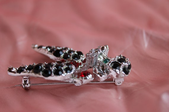 Poodle Rhinestone Brooch - image 8