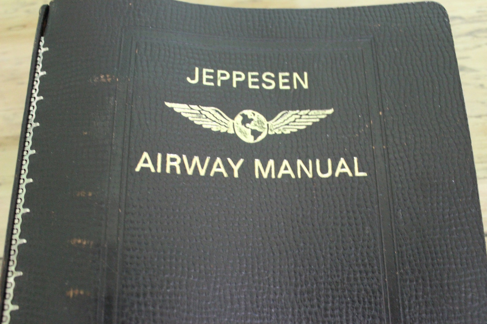 Jeppesen Airway Manual Leather Binder | Etsy