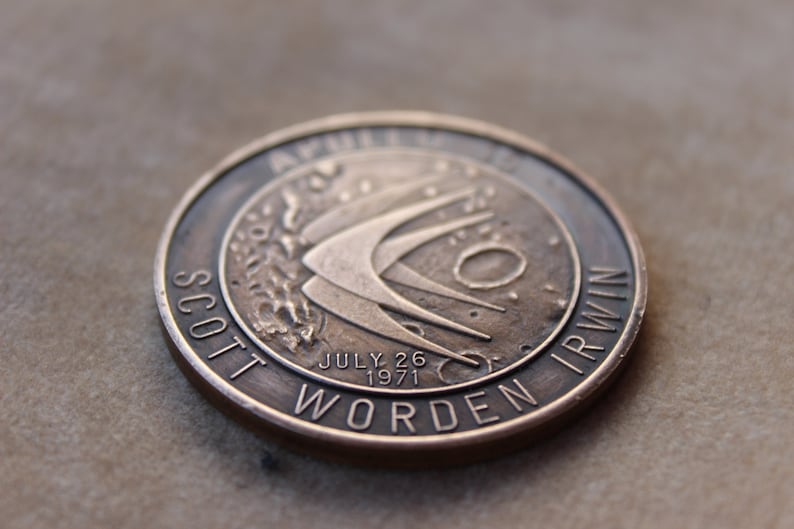 1971 Commemorative, Apollo 15 Coin - Etsy