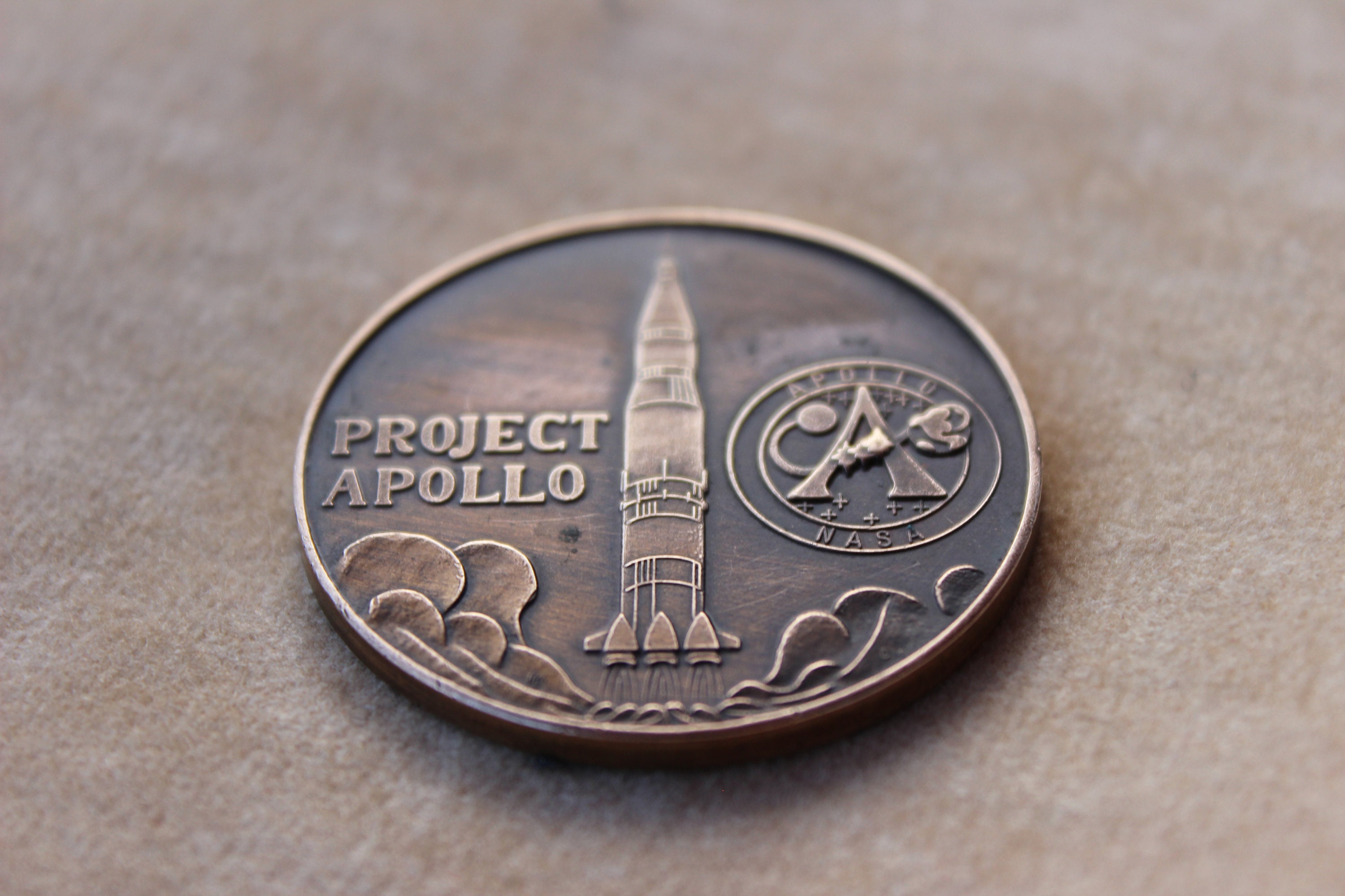 1971 Commemorative, Apollo 15 Coin - Etsy