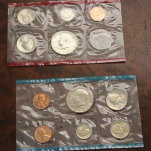 1972 Uncirculated Coin Set - Etsy