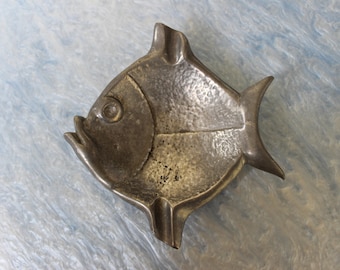 Vintage Aluminum Fish Ash Tray