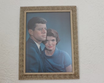 President Kennedy and First Lady Jackie Portrait