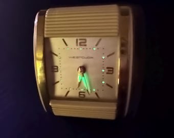1960&#39;s Westclox Traveling Alarm Clock Vintage
