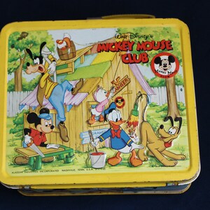 vintage mickey mouse club lunch box