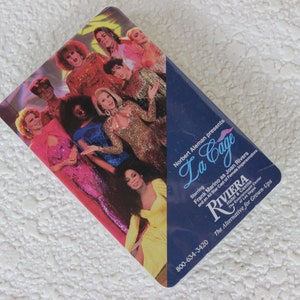 Vintage La Cage Playing Cards From The Riviera In Las Vegas