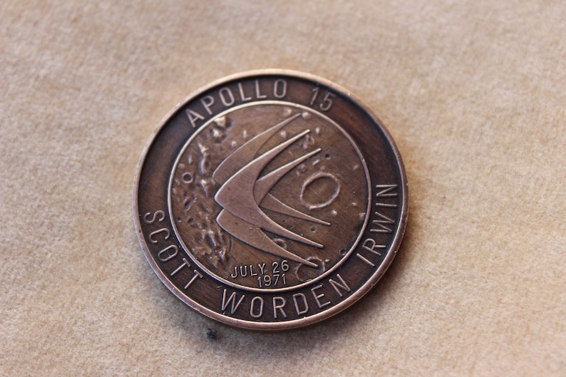 1971 Commemorative, Apollo 15 Coin - Etsy