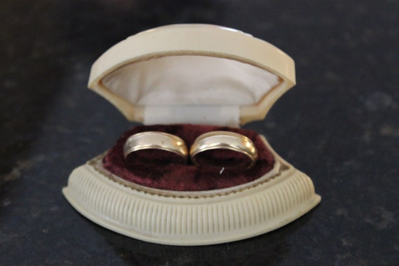 Vintage  Double Ring Presentation Box - image 5