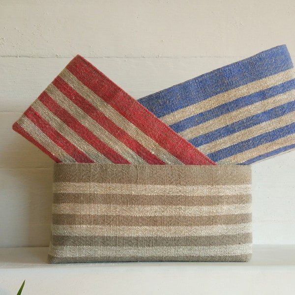 Linen Storage Basket Etsy