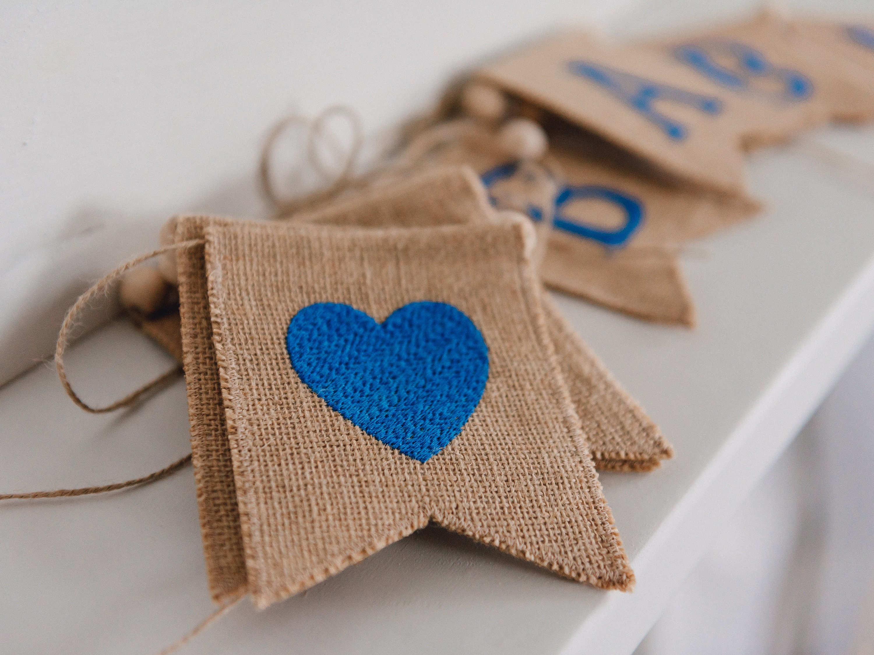 Baby personalized banner Nursery burlap decor. Etsy