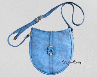 Infinity Crossbody Bag - A Quaint Stitch PDF Sewing Pattern, AQS Patterns, Sling bag Pattern, Crossbody bag