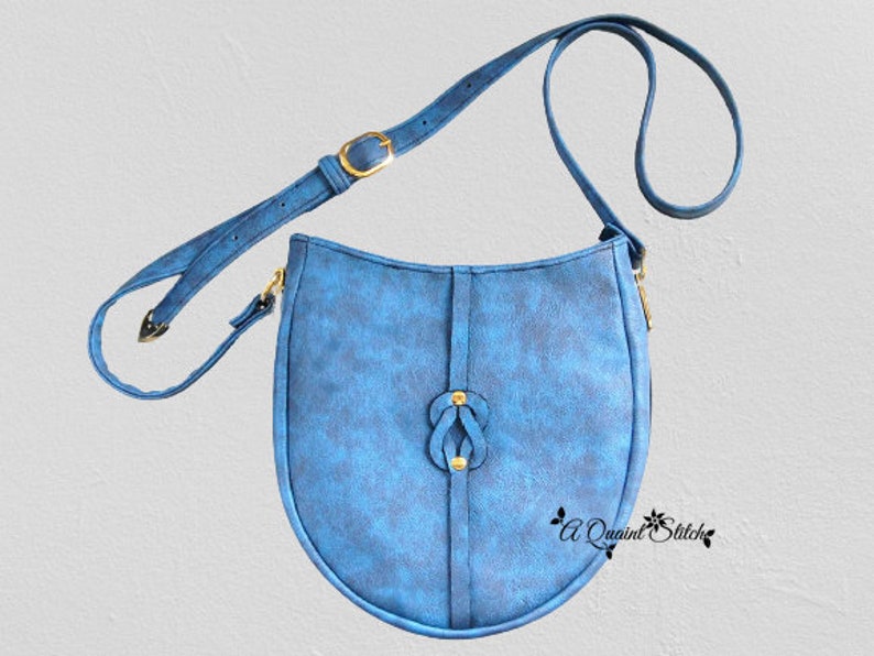 Infinity Crossbody Bag A Quaint Stitch PDF Sewing Pattern, AQS Patterns, Sling bag Pattern, Crossbody bag image 1