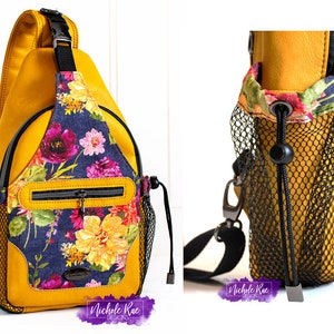 Wayfarer Sling Backpack A Quaint Stitch PDF Sewing Pattern, AQS Patterns, Unisex Sling Backpack Pattern, Crossbody bag image 9