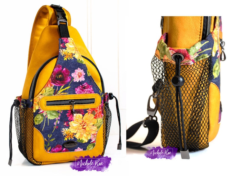 Wayfarer Sling Backpack A Quaint Stitch PDF Sewing Pattern, AQS Patterns, Unisex Sling Backpack Pattern, Crossbody bag image 9