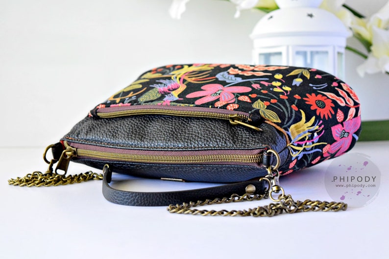 Aurora 3D Pouch and Crossbody A Quaint Stitch PDF Sewing Pattern, Pouch Pattern, Purse Sewing Pattern, Multi-purpose Organizer image 1