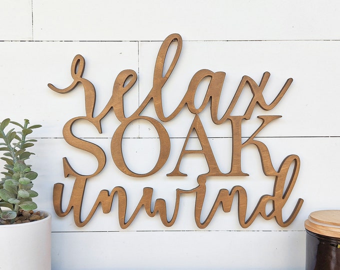 Waschen Sie entspannen Entspannen Sie sich im Badezimmer | Etsy