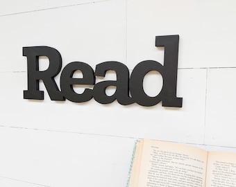 Read Word Cutout | Word Wooden Letters | Read Cutout